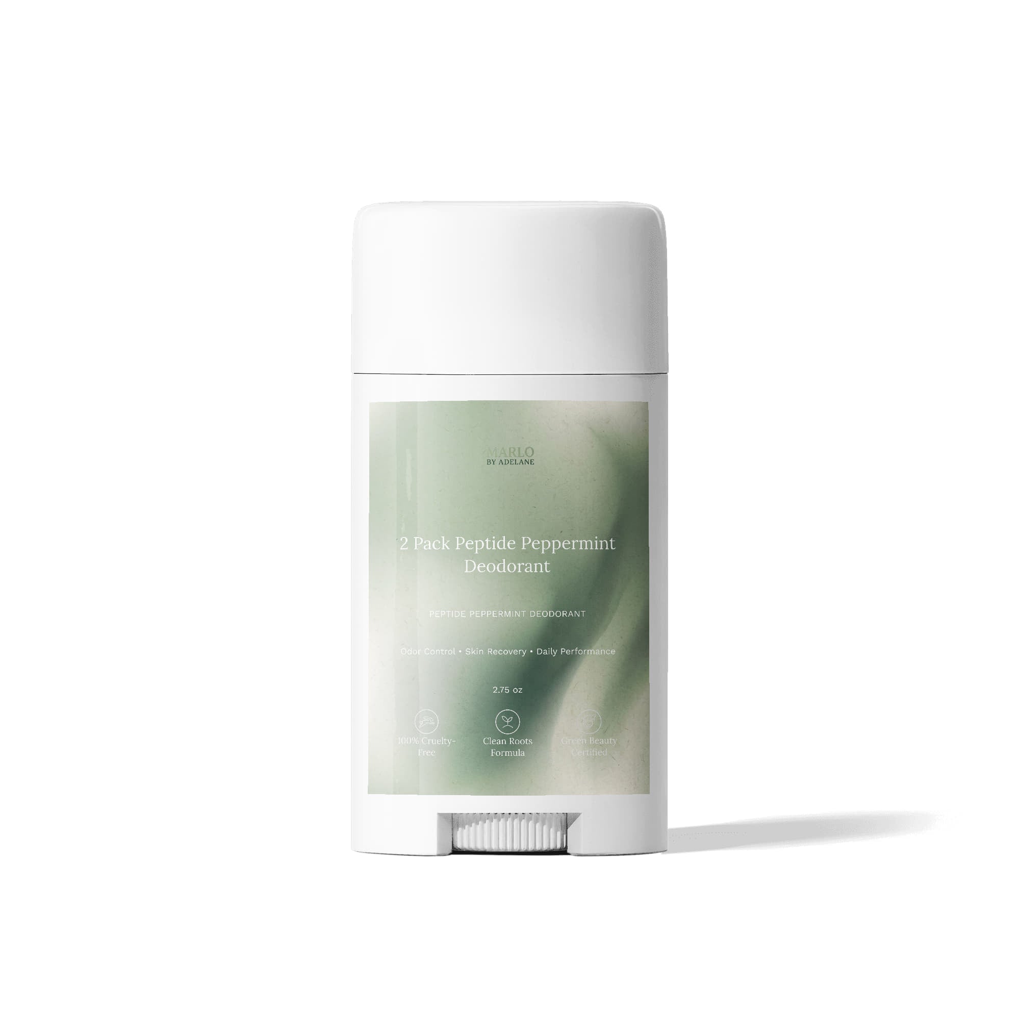 2 Pack Peptide Peppermint Deodorant