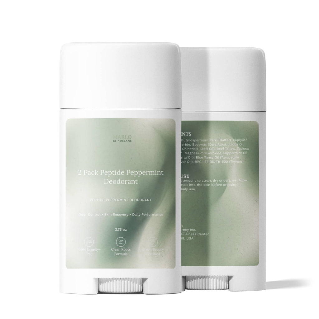 2 Pack Peptide Peppermint Deodorant