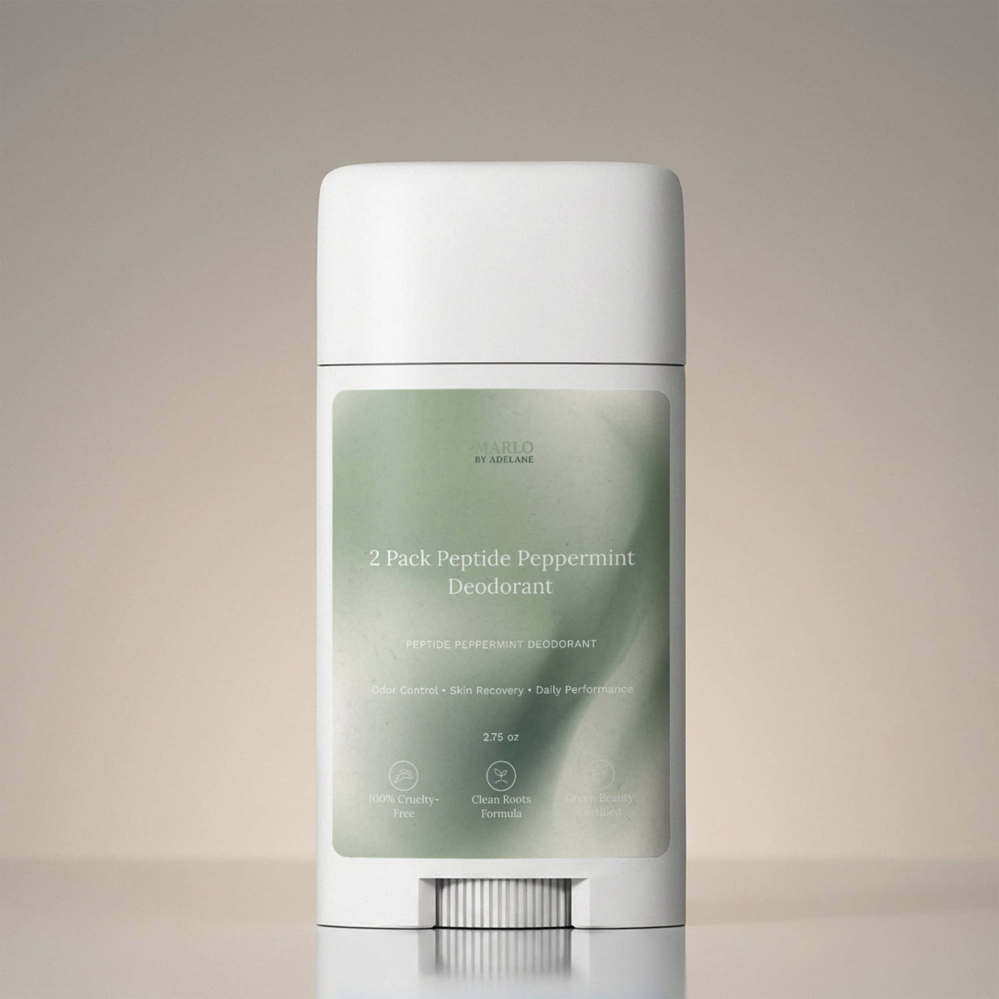 2 Pack Peptide Peppermint Deodorant